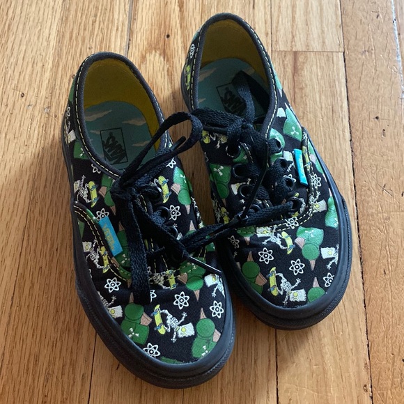 Simpsons xVans glow in the dark slip ons - Picture 1 of 5
